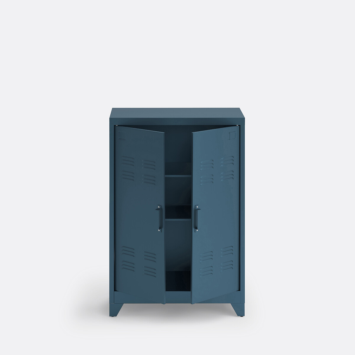 LA REDOUTE INTERIEURS<br>Armário baixo de metal, 2 portas, Hiba