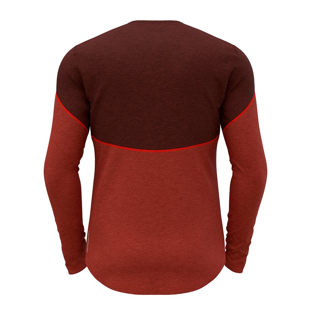 Odlo REVELSTOKE PW 150 - Sous-couche Homme ketchup melange - red maple
