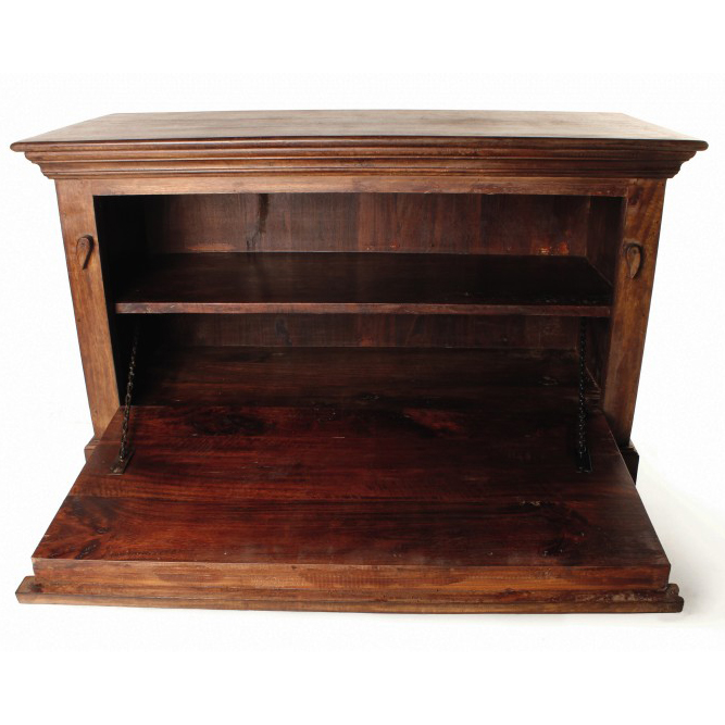 Schuhschrank 'Cumbria' aus recyceltem Holz, L 104 cm, B 46 cm, H 51 cm von fischer's lagerhaus