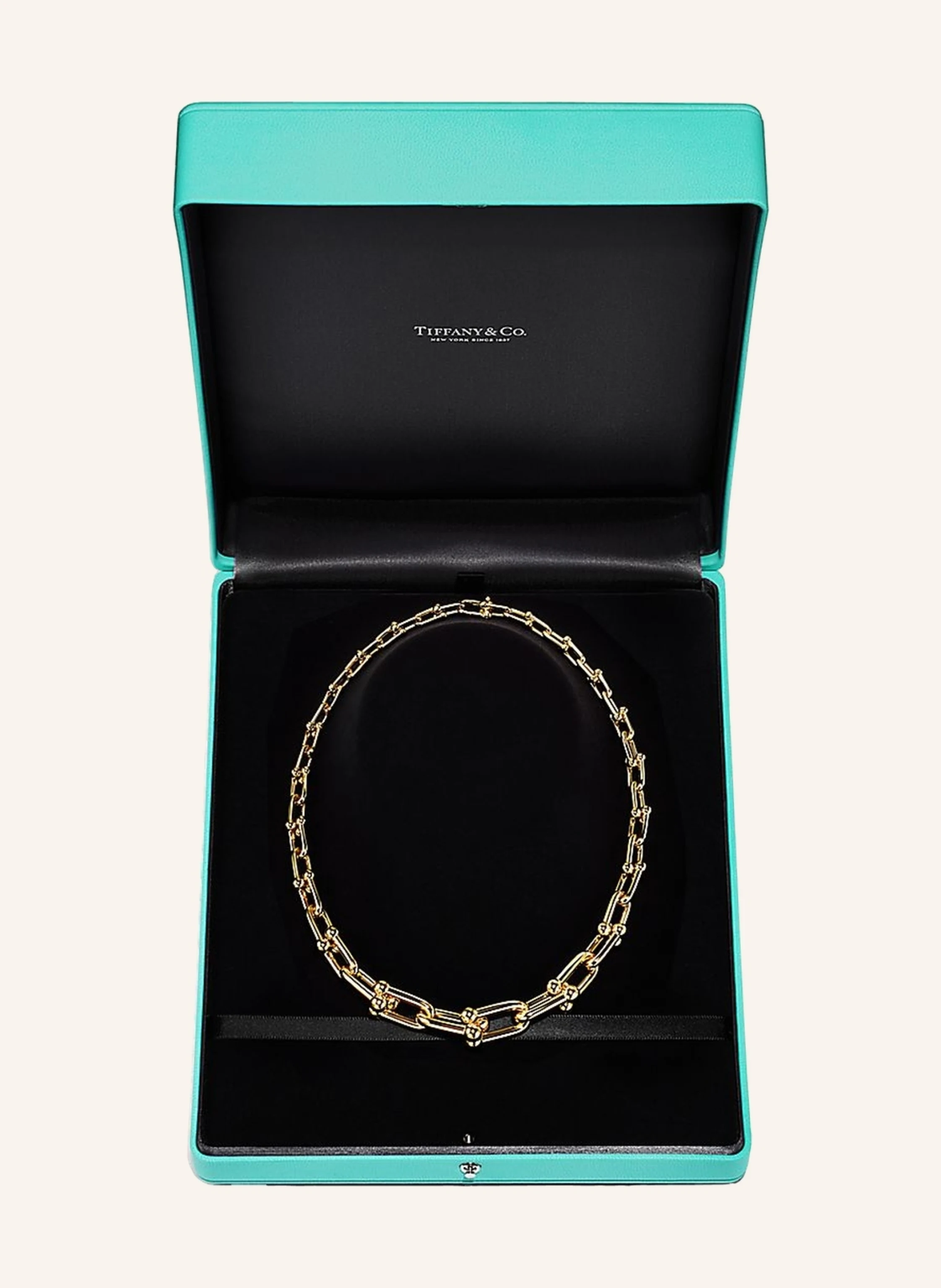 TIFFANY & Co. TIFFANY HARDWEAR HALSKETTE aus 18 Karat Gelbgold