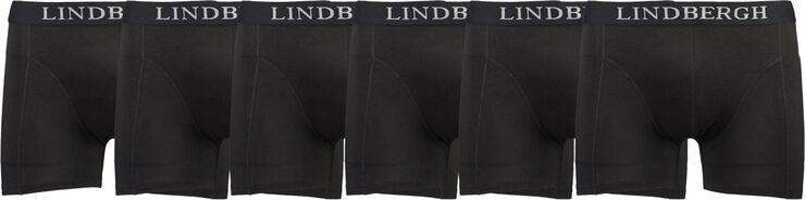 Lindbergh Bamboo boxers 6-pack Sort