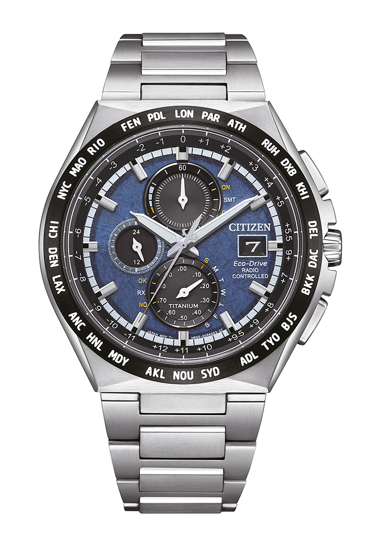 Citizen Eco Drive Funkuhr Titanium AT8238-84L