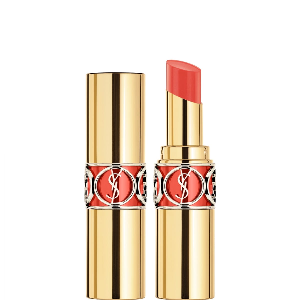 YVES SAINT LAURENT Rouge Volupté Shine Oil-In-Stick Rouge à Lèvres alliant Couleur, Soin et Brillance Longue Tenue