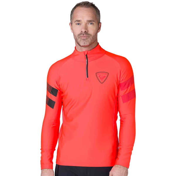 Sweat polaire ROSSIGNOL CLASSIQUE HERO 1/2 ZIP NEON RED