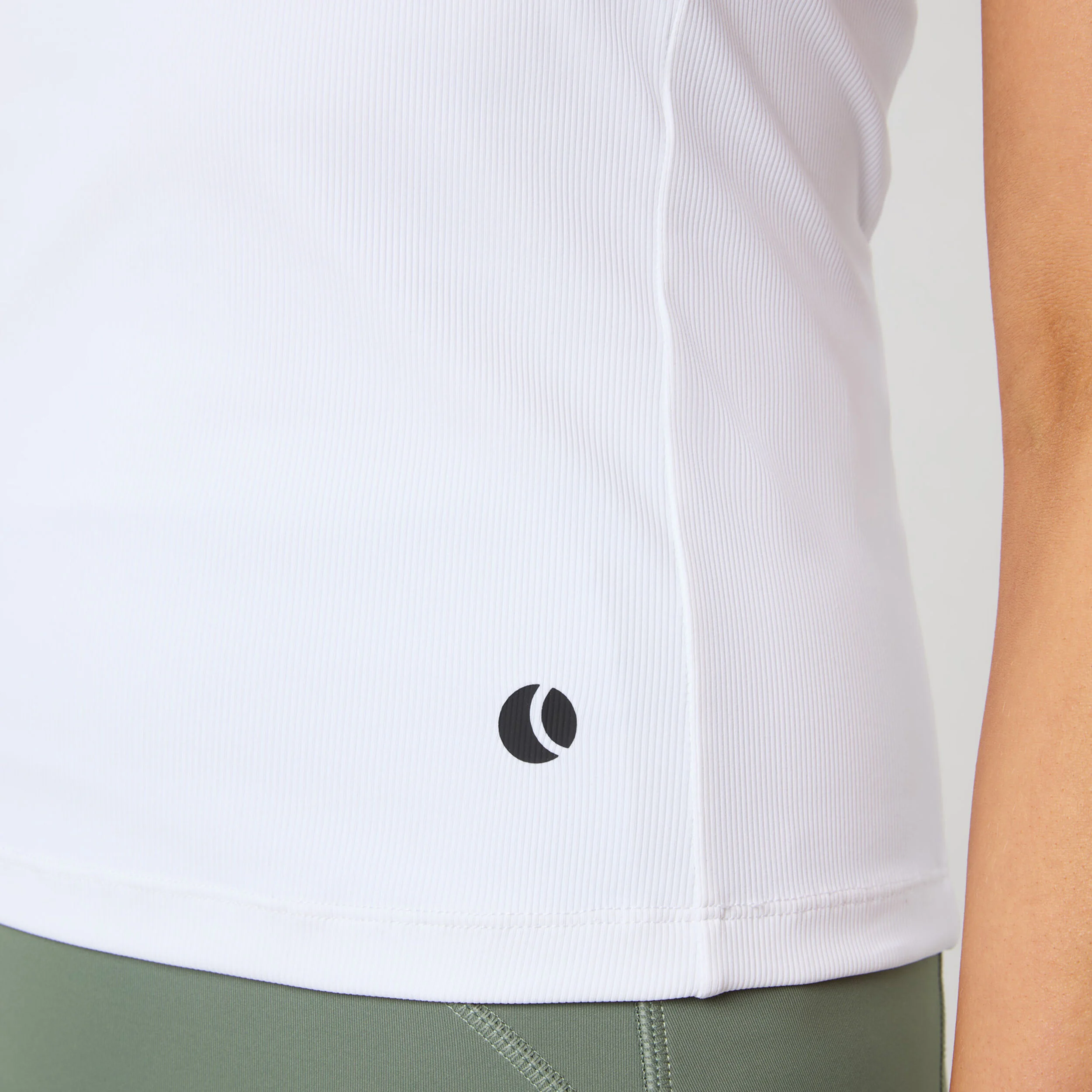 Björn Borg Ace Pocket Ribbed Débardeur Tank Top Femmes - Blanc