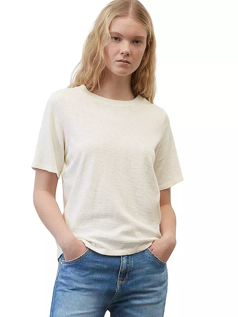 MARC O' POLO DENIM T-Shirt Relaxed Fit weiss