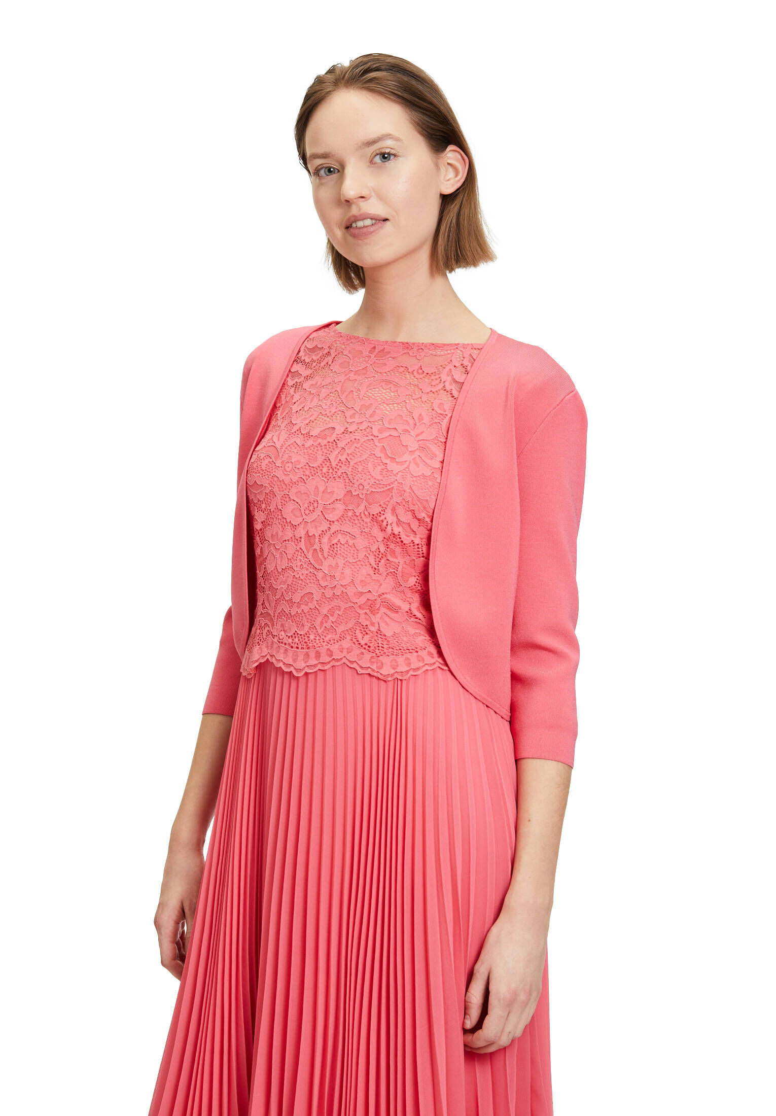 Vera Mont| Damen Strickbolero mit Strickdetails
