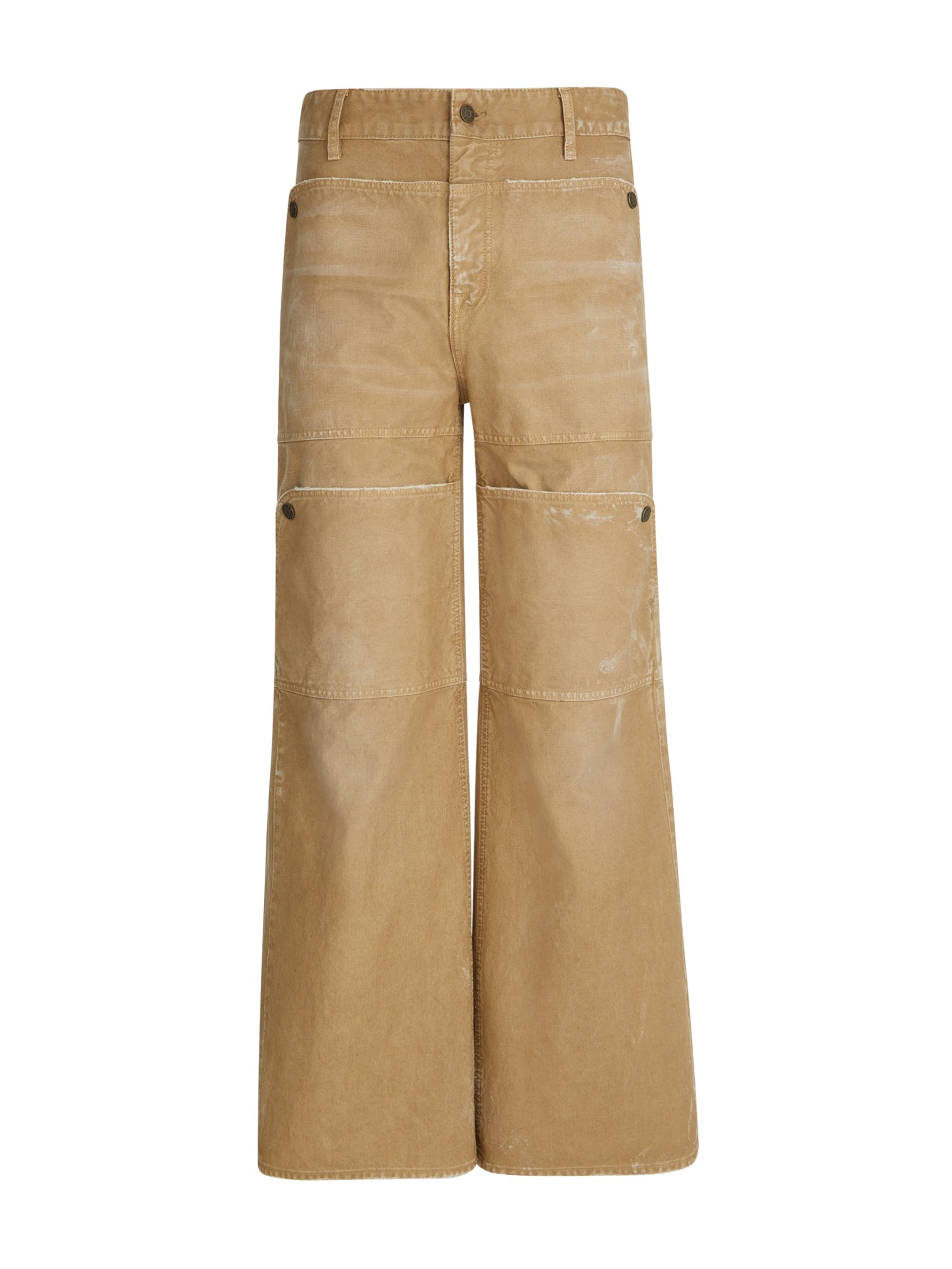 calça utilitária de lona