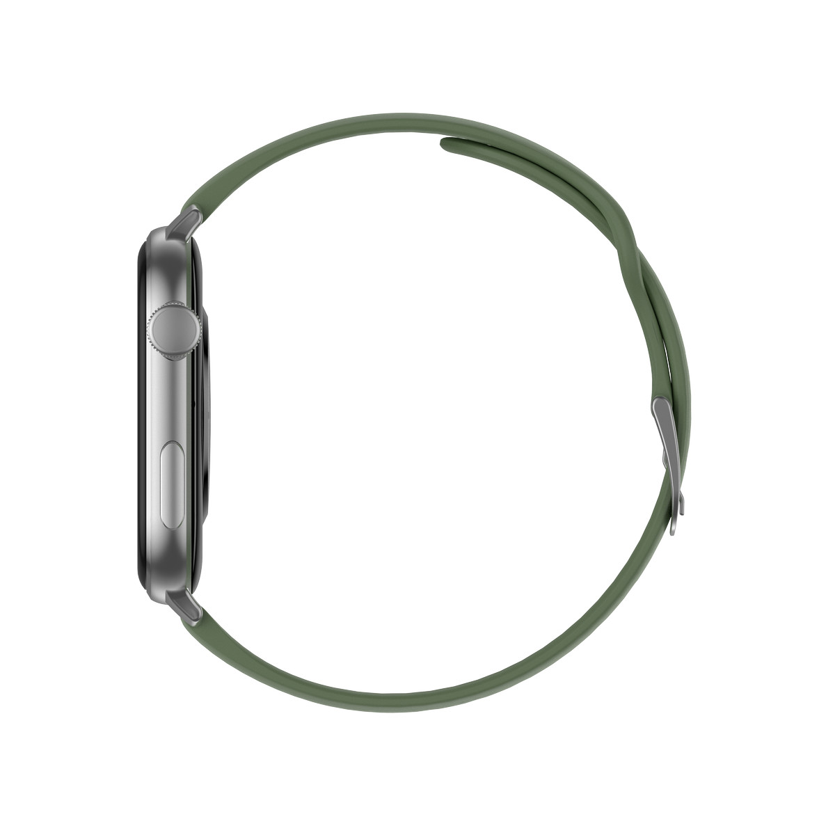Montre SMARTY 2.0 training mixte connecté métal noir bracelet silicone