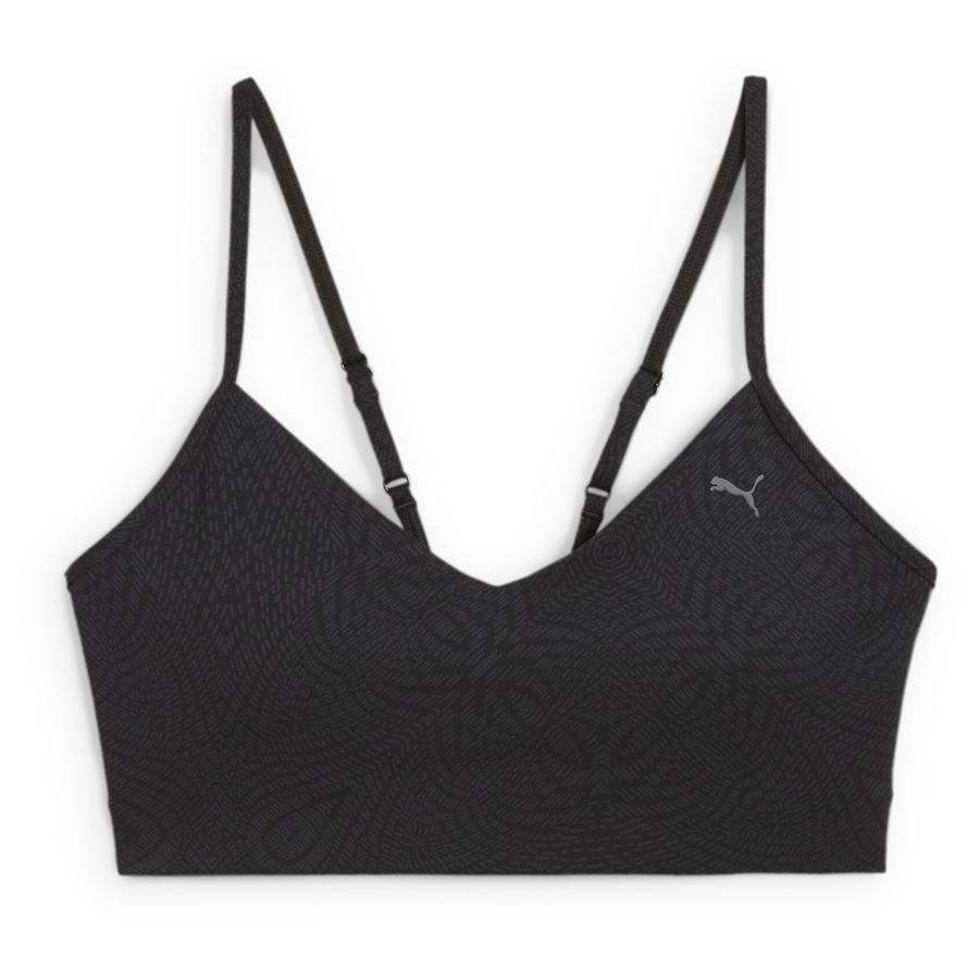 Move Cloudspun Bra   AOP PUMA Black