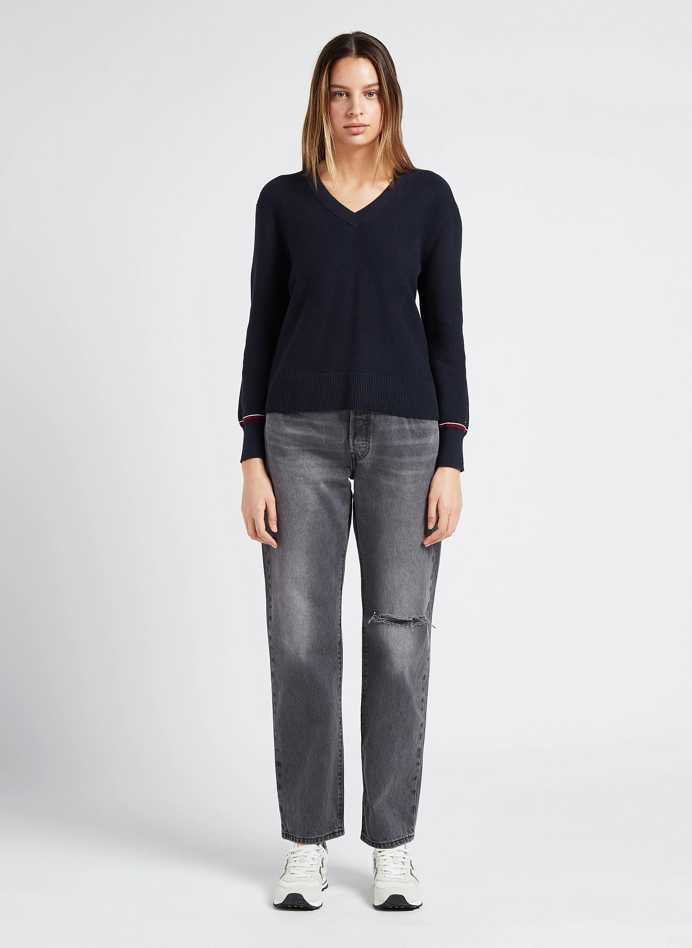 501 90S - Jean coupe ample taille mi-haute| Noir