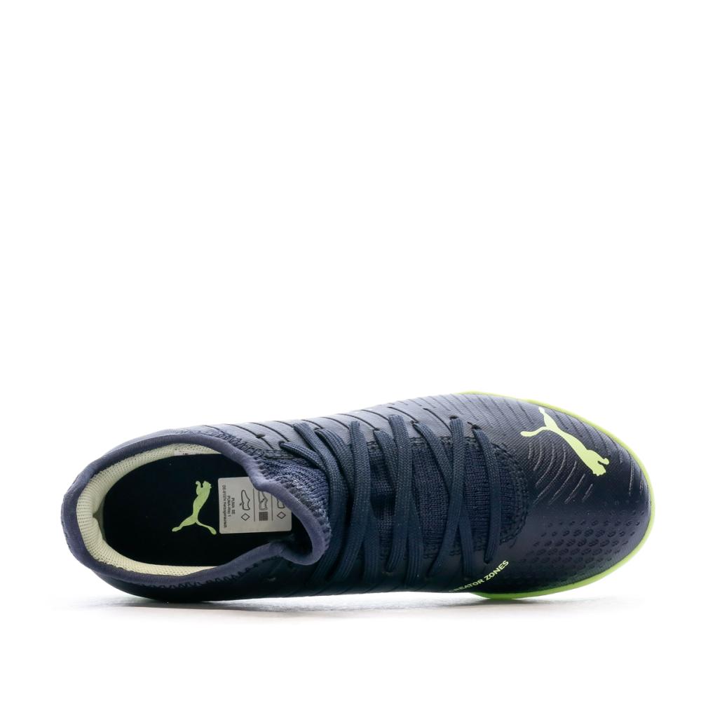 Puma Chaussures de foot Marine/Vert Junior Puma Future Z 4.4 Parisian