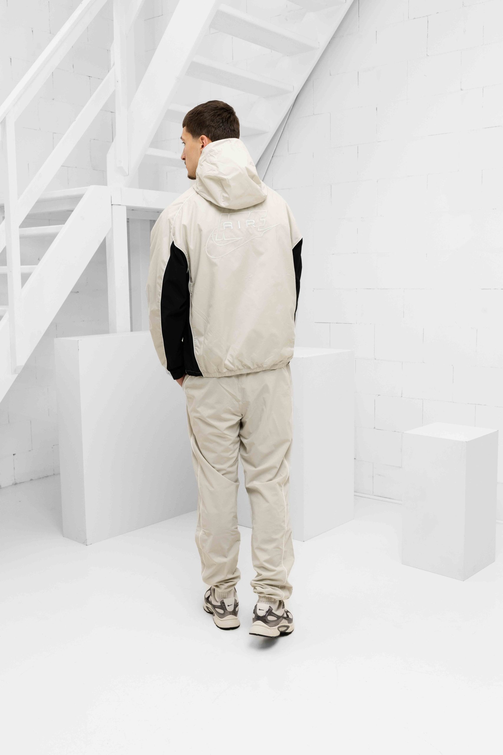 Nike Air Full-Zip Trainingspak Heren Beige