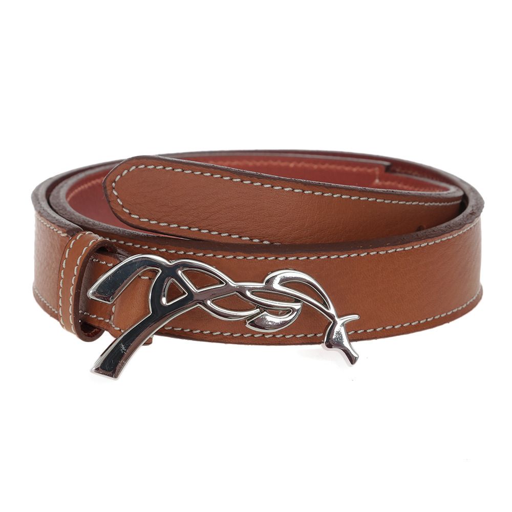 Pénélope SIGNATURE - Ceinture Femme cognac