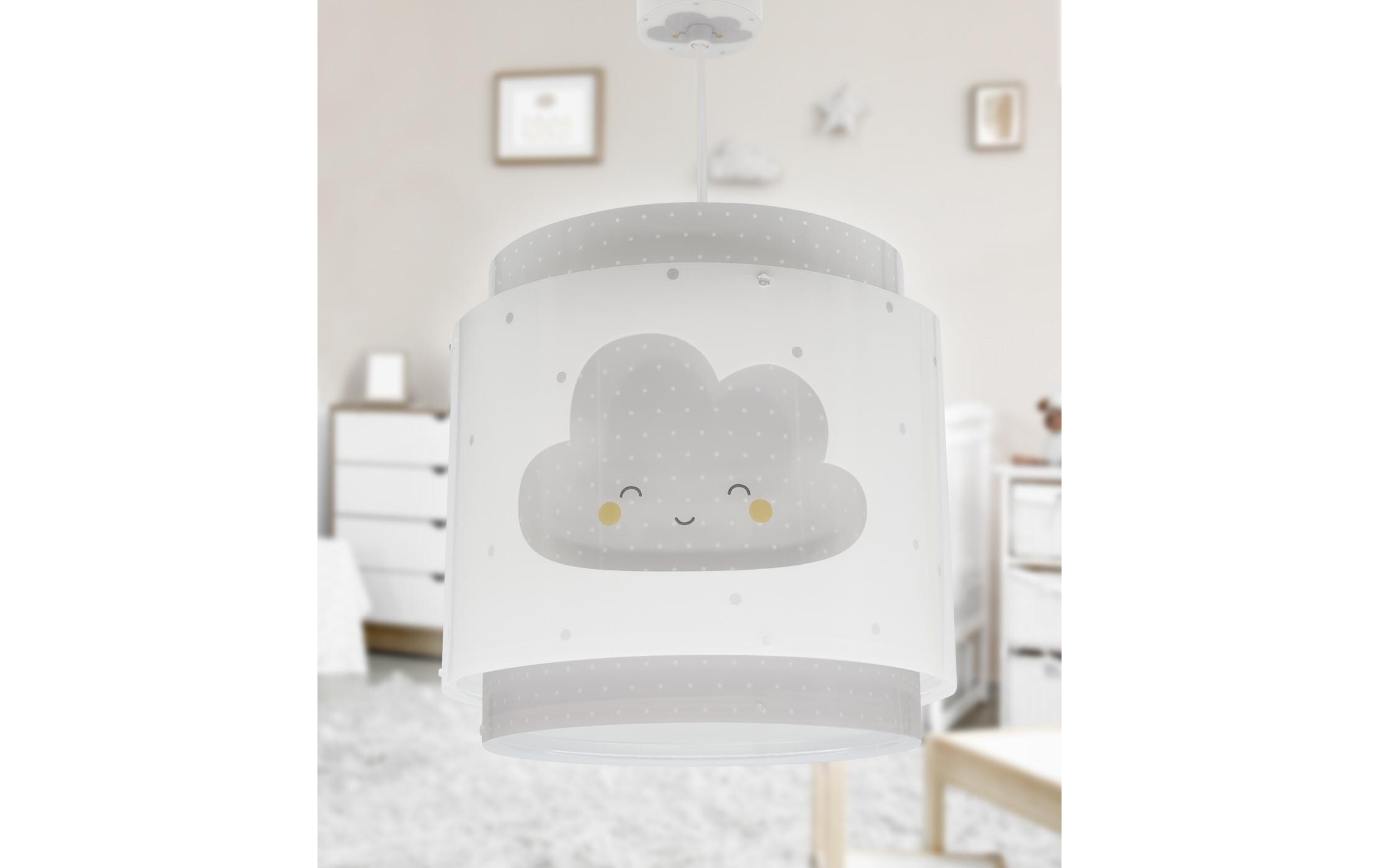Hängelampe Baby Dreams GrauPendelleuchte mit Doppelschirm für Kinderzimmer
