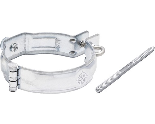 Zambelli buisklem met draadstang 140 mm M10 zink NW 100 mm