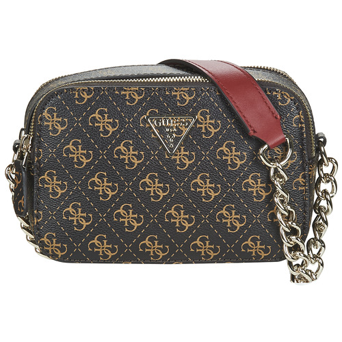 Guess - NOELLE CROSSBODY CAMERA - Marron