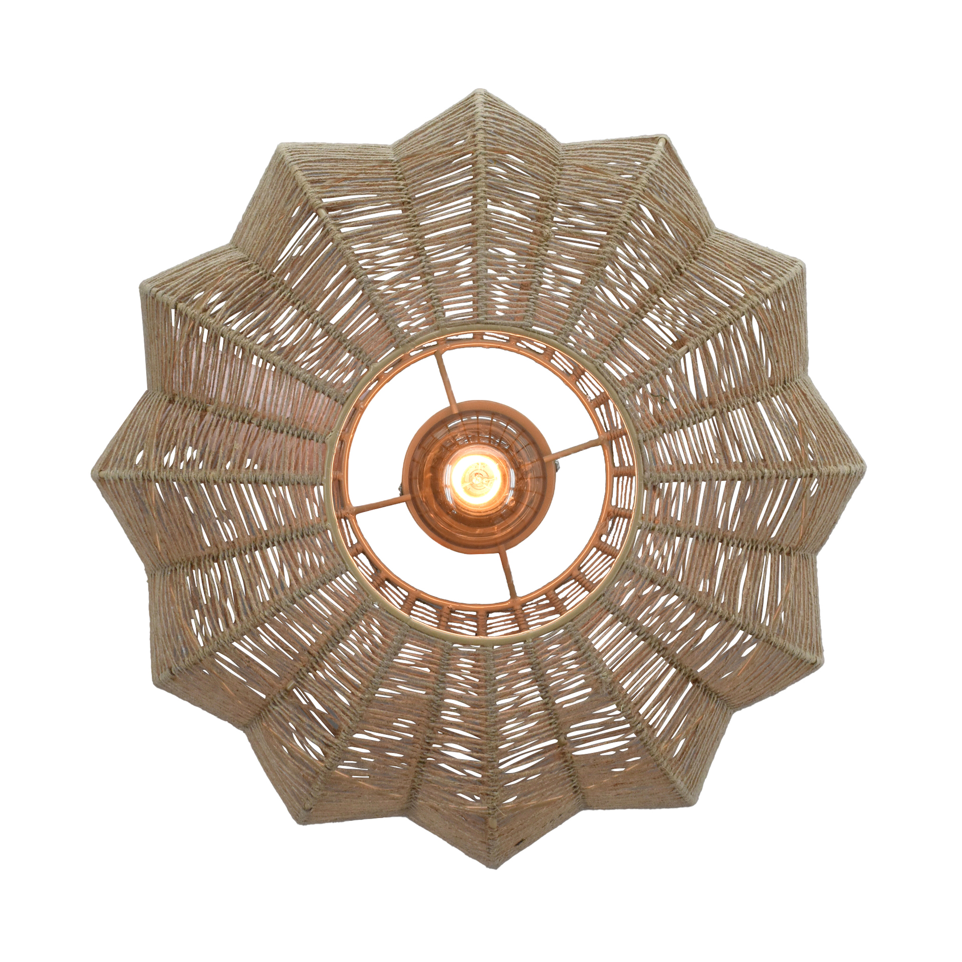 Wand / plafondlamp Bowie medium naturel