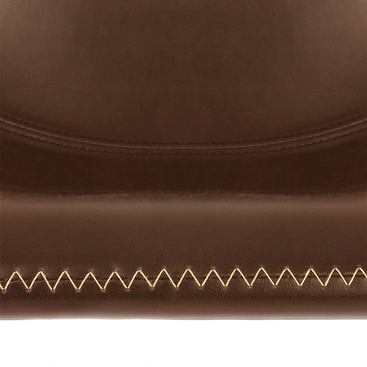 Lot de 2 tabourets de bar Lois marron