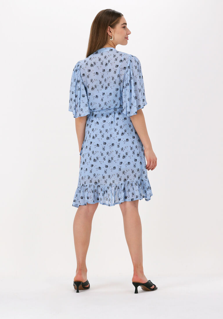 BRUUNS BAZAAR lichtblauwe bruuns bazaar mini jurk jacinta costa dress