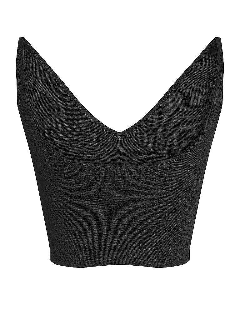 CALVIN KLEIN JEANS Top Cropped Fit schwarz