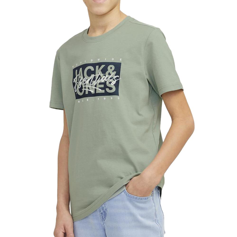 Jack & Jones T-shirt Vert Garçon Jack & Jones Crew