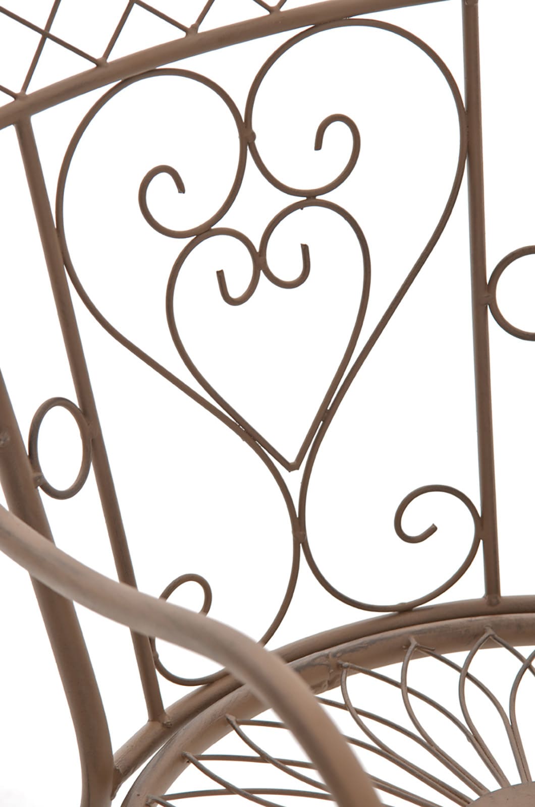 CLP 2er Set Stühle Sheela I Gartenstühle Aus Metall I Metallstuhl Mit Armlehnen Im Jugendstil