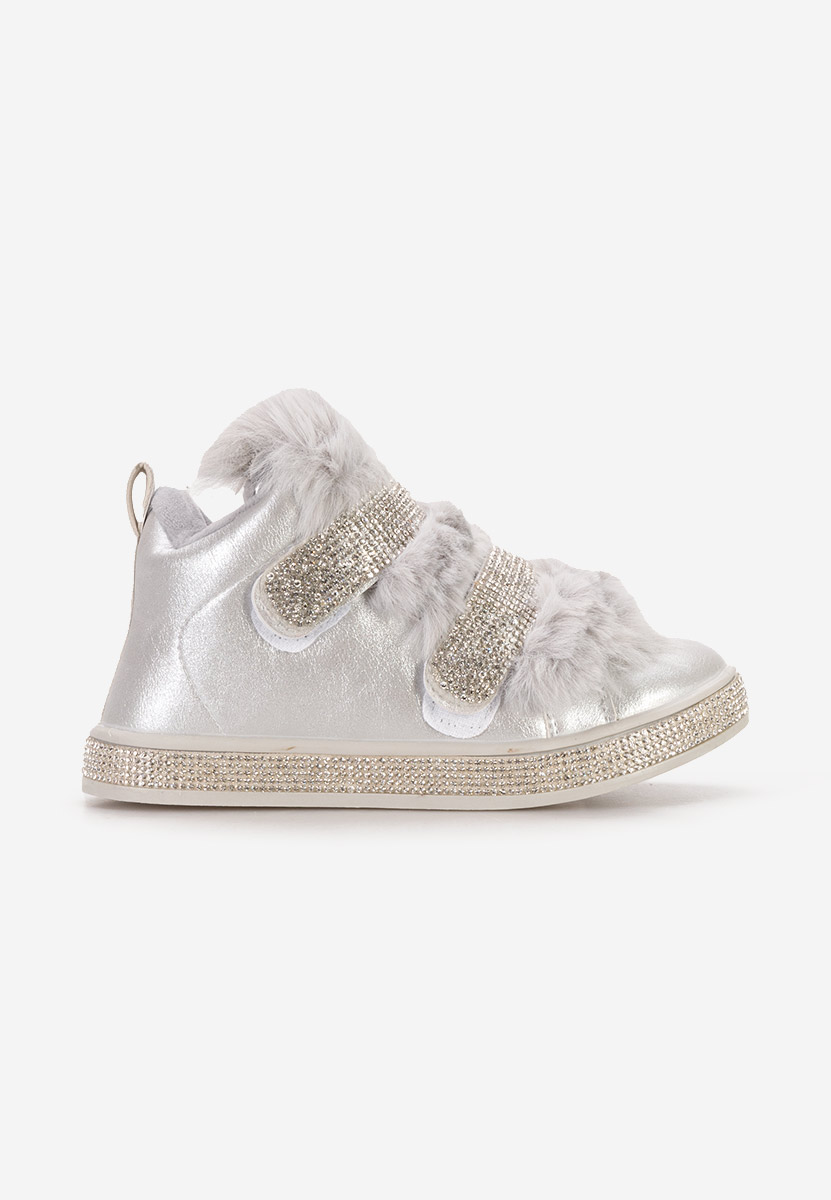 Bottines filles argent Lindie