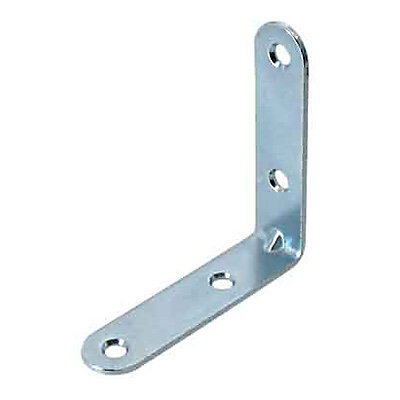 Equerre de chaise Diall acier zingué 100 mm