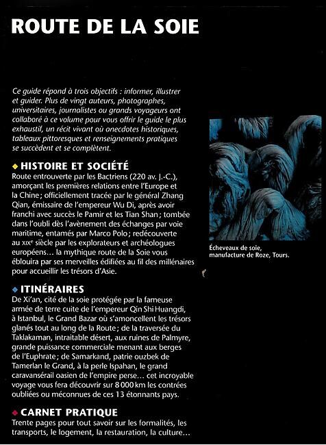 GALLIMARD - RTE DE LA SOIE BIBLIOTHEQUE DU VOYAGEUR