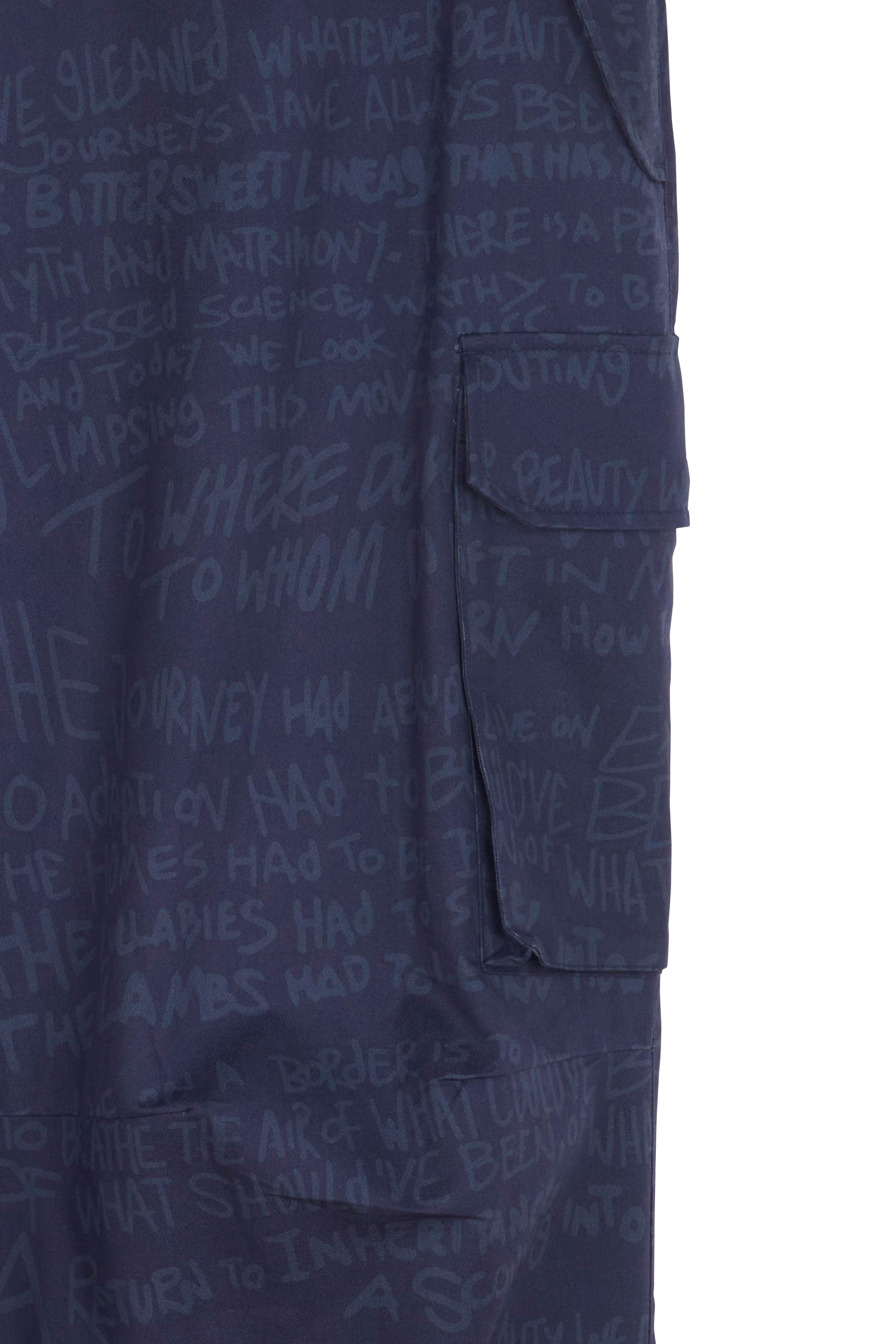 Daily Paper Pantalon droit ruth pants Bleu