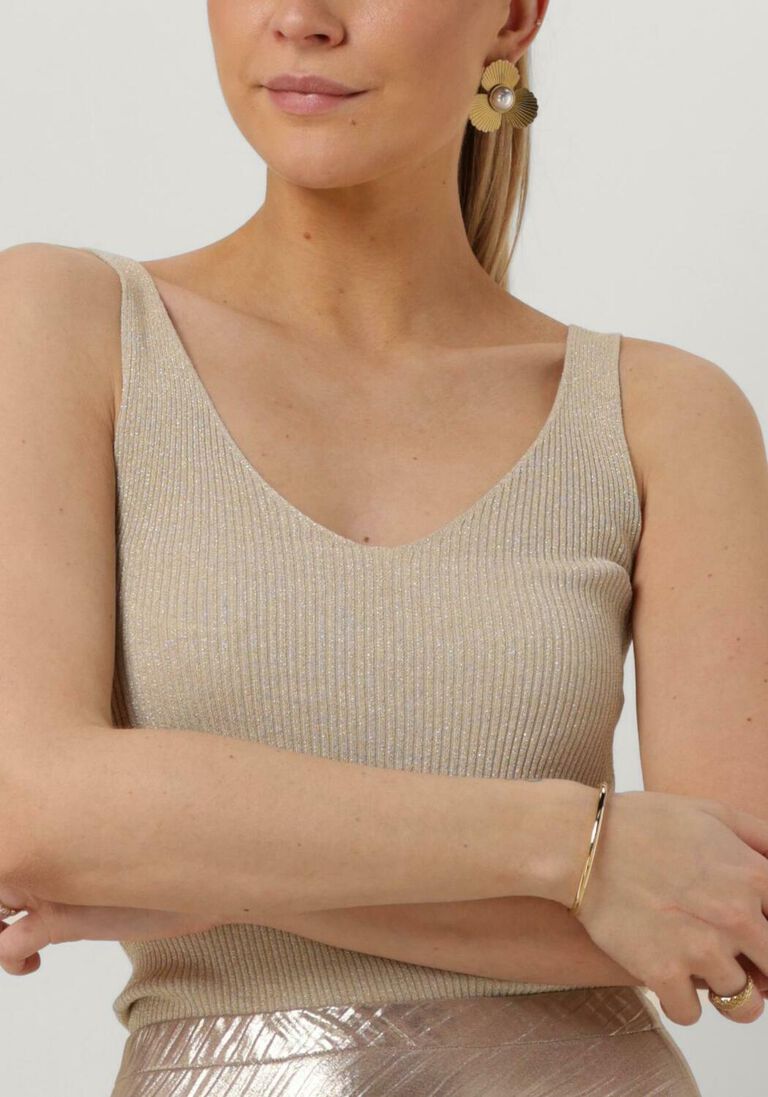 NUKUS zand nukus top debby singlet lurex