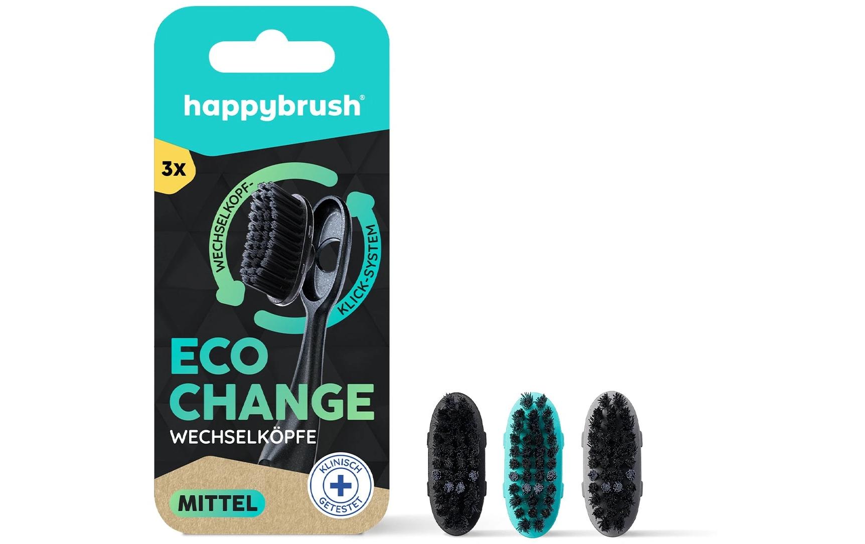 Zahnbürstenkopf Eco Change 3 StückWechselköpfe