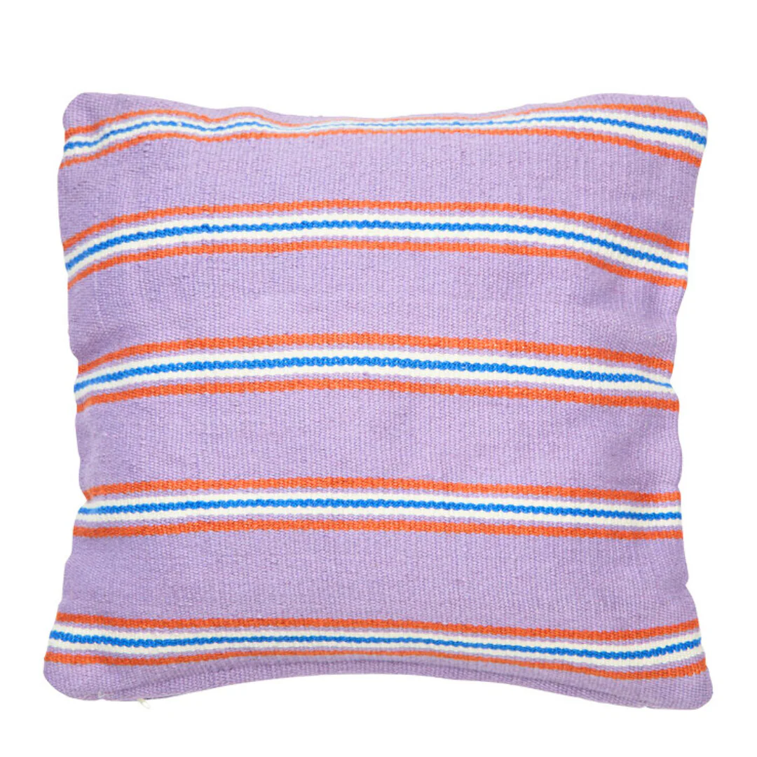Bahne Interior  Recycle stribet pyntepude - 60x60 cm.