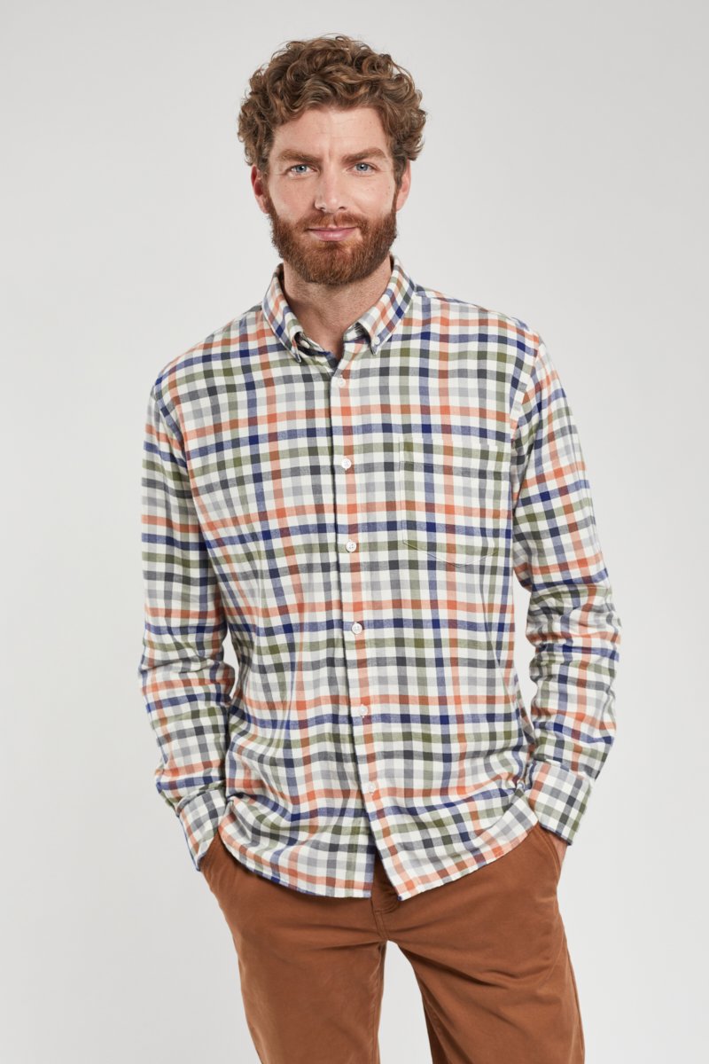 Chemise à carreaux - coton flanelle