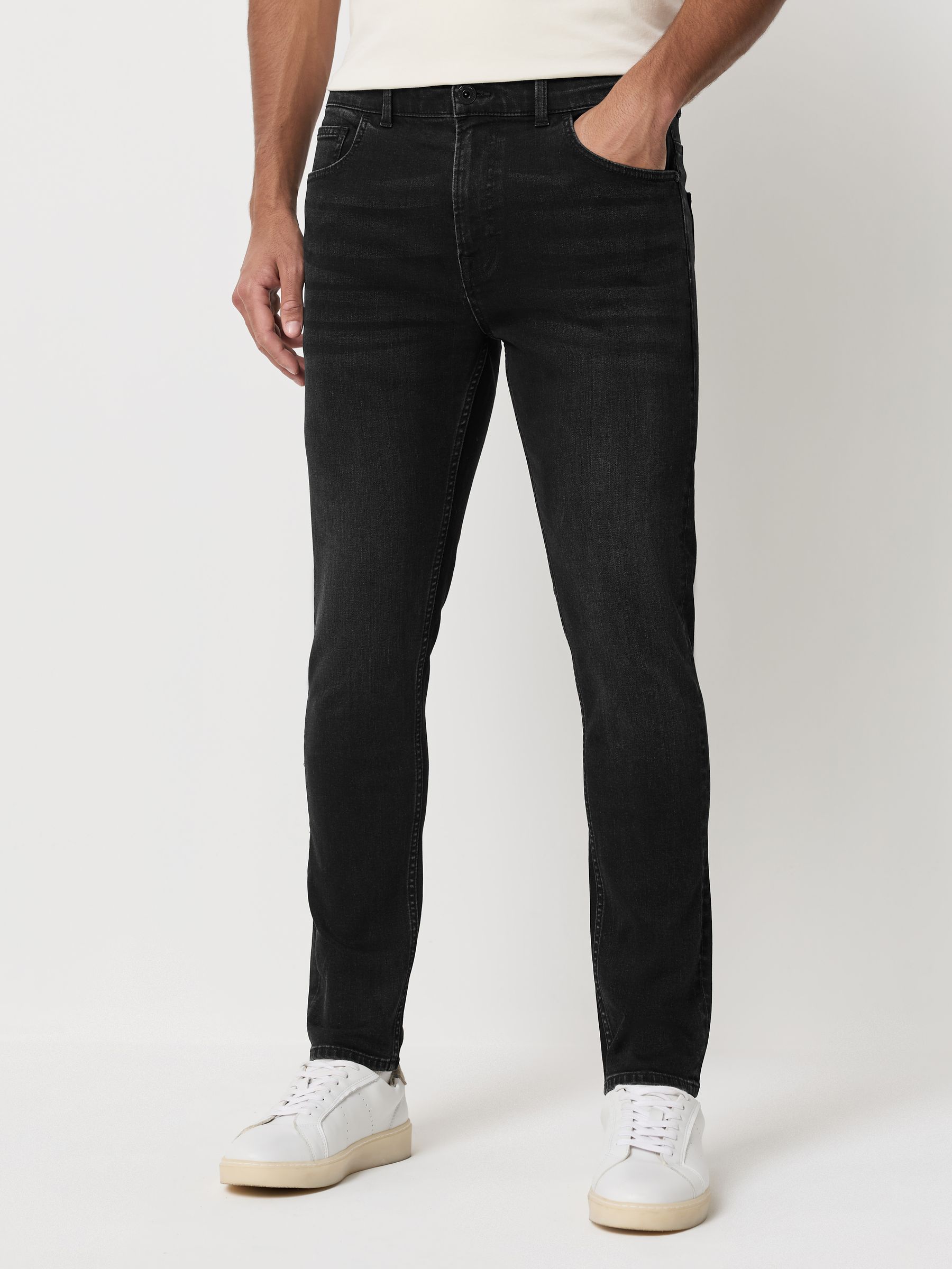Zwarte wassing - Enkele - Skinny fit klassieke stretchy jeans