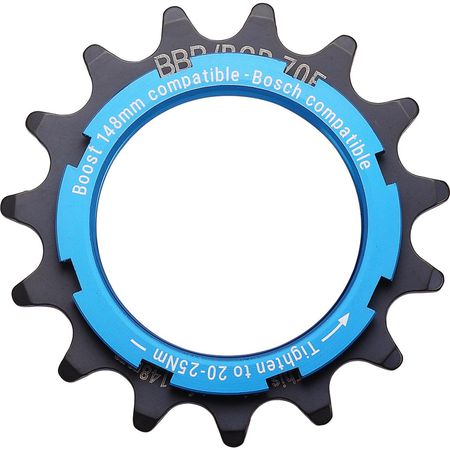 BCR-70E Bosch-Motorritzel für Einbaubreite 135142mm und 148mm Boost mit Verschlussring  schwarz  19 Zähne