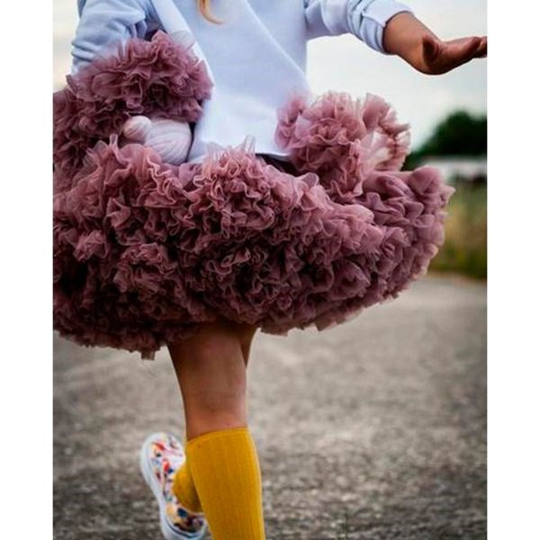 Skirt Mauve - Dolly by Le Petit Tom → Luksusbaby.dk