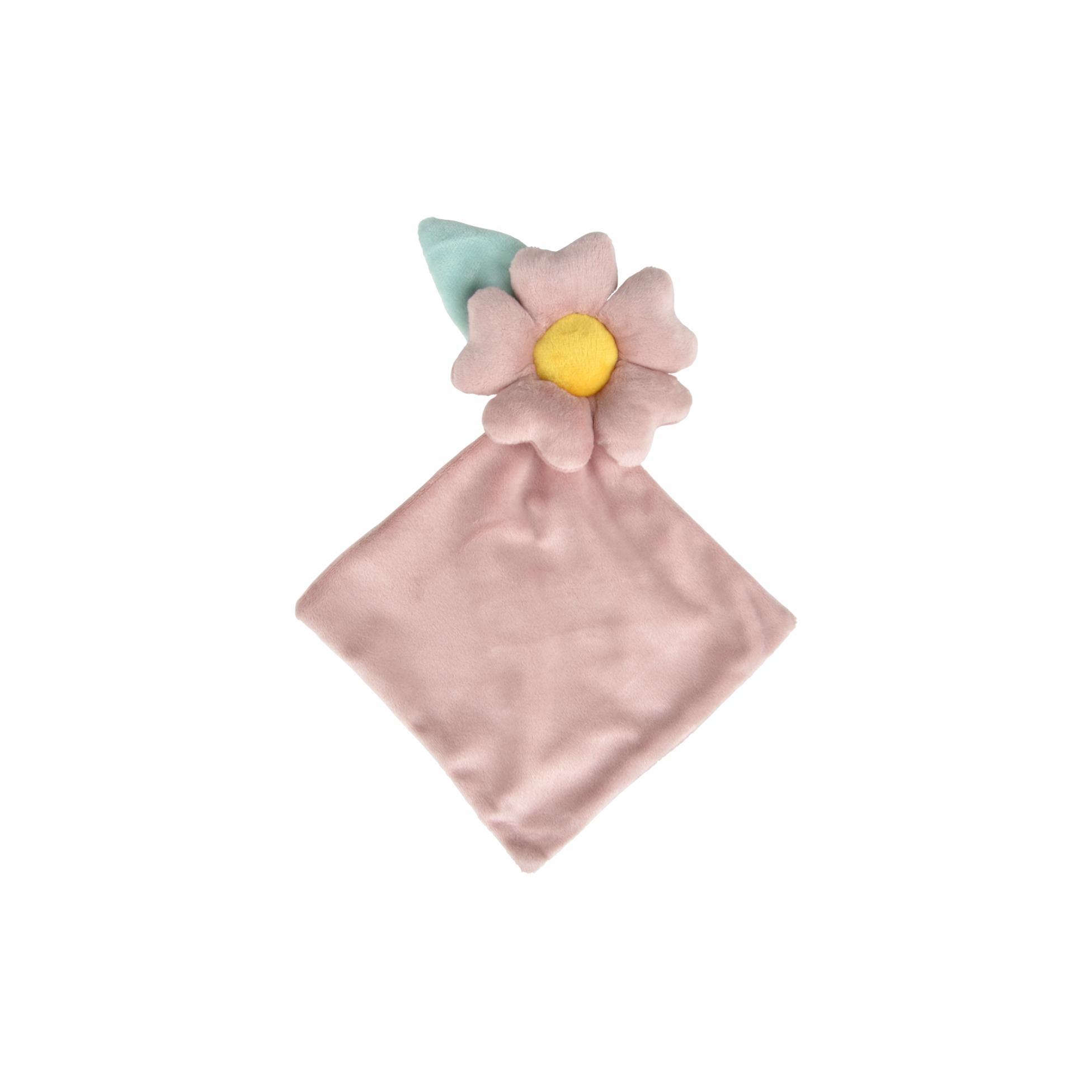 DOUDOU MOUCHOIR FLEUR FANTASY GARDEN 18X18CM