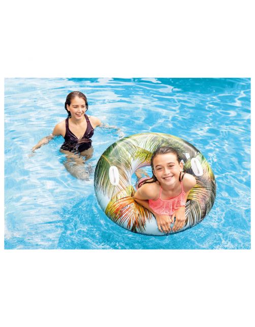 Intex Zwemband Tropical Met Handvatten - Luchtbedden - Ø97 cm Multi-Color Assorti