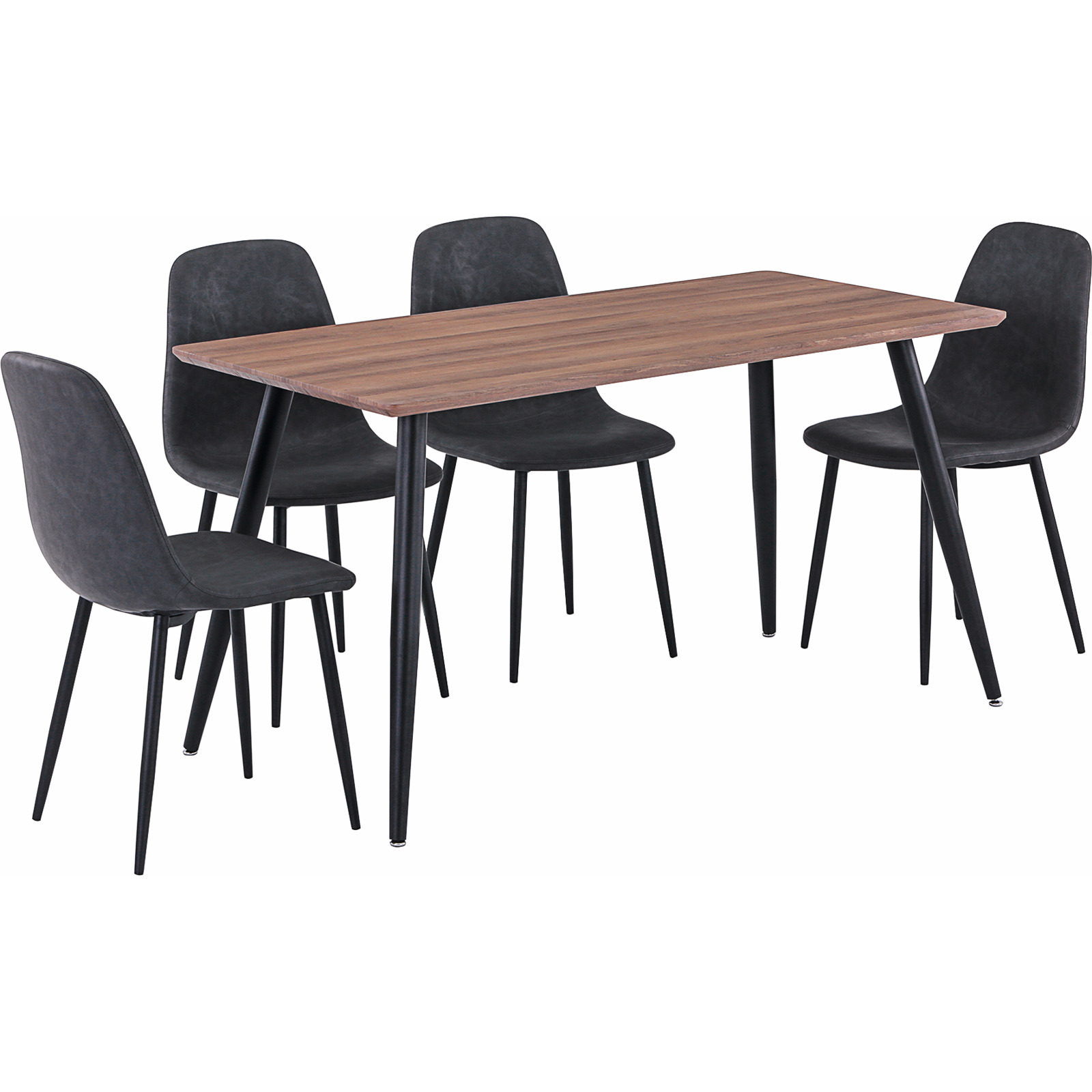 Tisch-Set Rusty, NB Eiche smoke