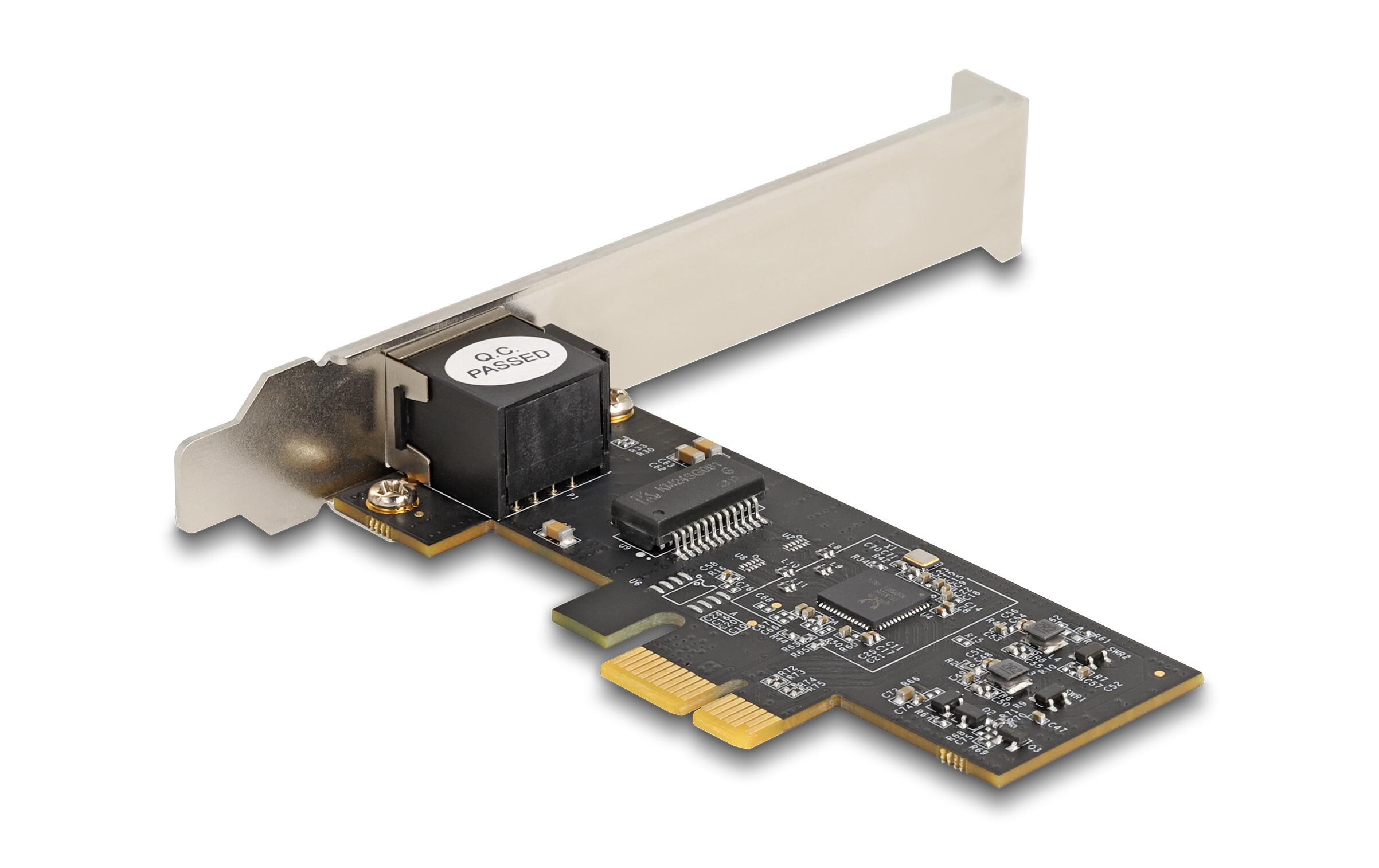 Netzwerkkarte 1x5GE PCI-Express x1Delock PCI Express x1 Karte zu 1 x RJ45 5 Gigabit LAN RTL8126
