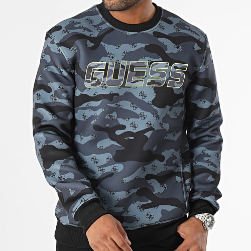 Sweat Crewneck Z3BQ14 Gris Camouflage