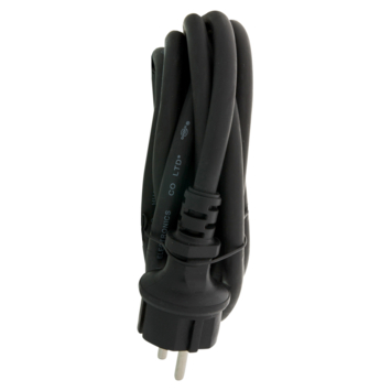 Aansluitsnoer 3x1.5mm² Neopreen 5 Meter Zwart