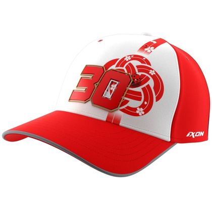 Casquette Ixon CAP3 TAKAAKI NAKAGAMI 24 - Blanc / Rouge