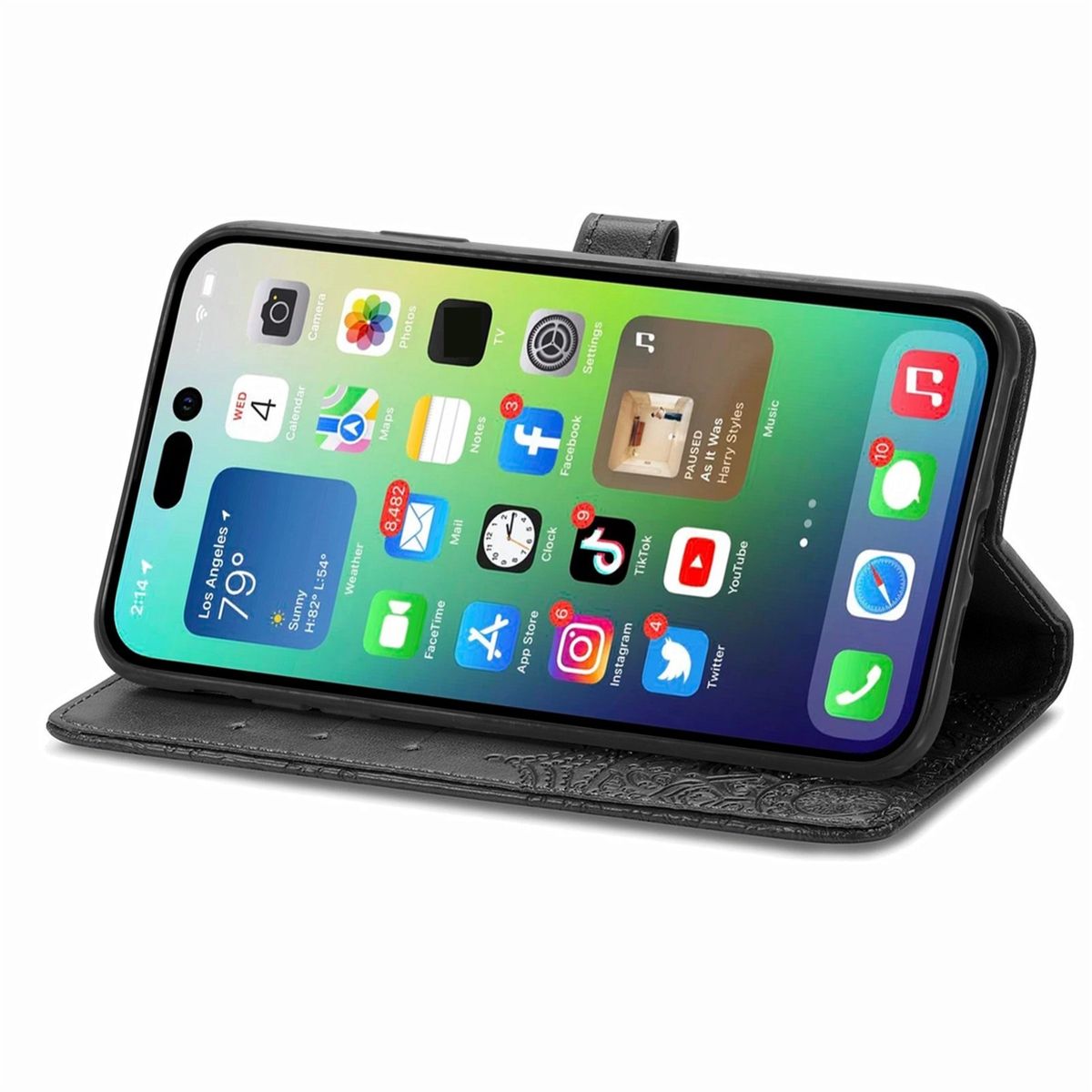 Hülle Handy Schutz für Apple iPhone 15 Plus Case Cover Klapp Tasche Wallet Etuis