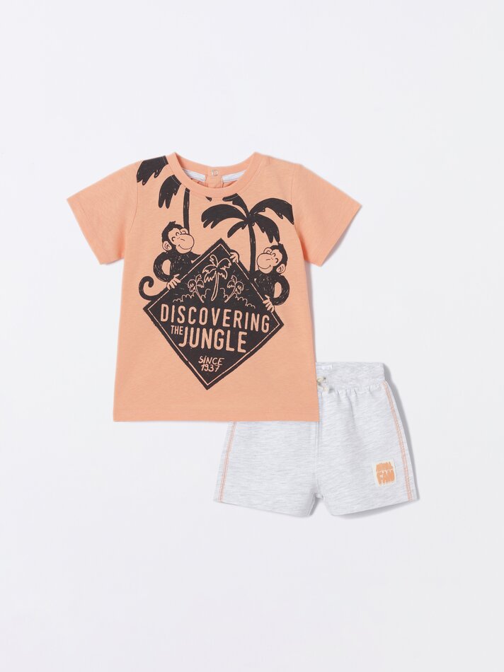 Conjunto de camiseta de lã e bermuda - Arena Vigoré
