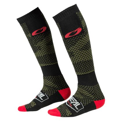 Chaussettes MX O'Neal MX COVERT - BLACK GREEN - Vert