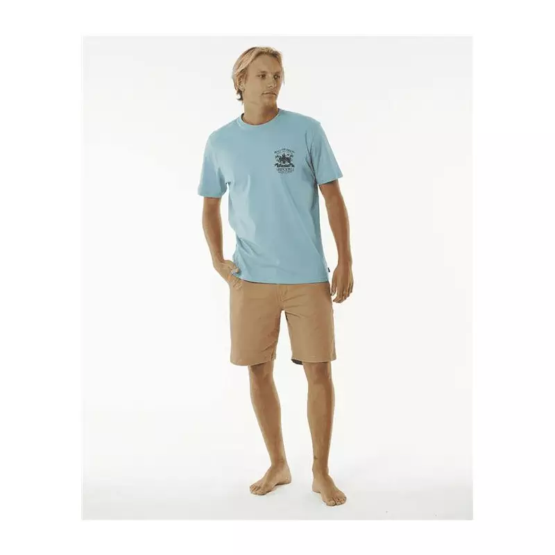 Teeshirt RIPCURL Search Trip Tee Dusty Blue
