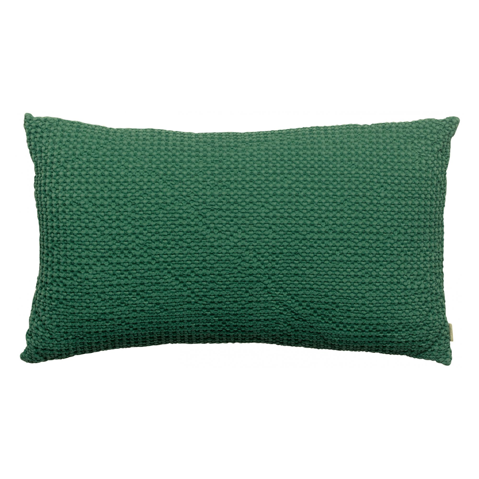 Coussin stonewashed maia epicea 30 x 50 cm